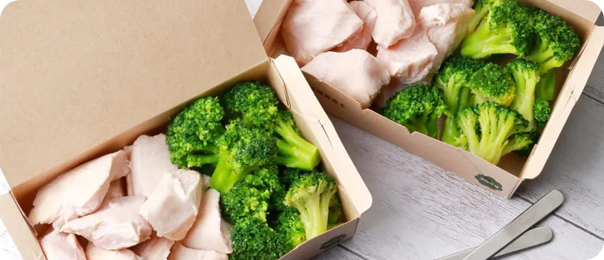 ブロッコリーと鶏胸肉